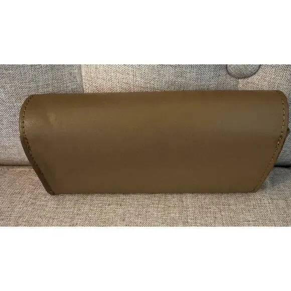 Burberry London England Leather Tan Sunglasses Magnetic Flap Cover Case - Picture 3 of 7